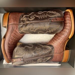 Lucchese Trent Barrel Brown + Dark Brown